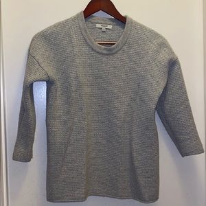 Madewell Waffle Knit Merino Wool Sweater